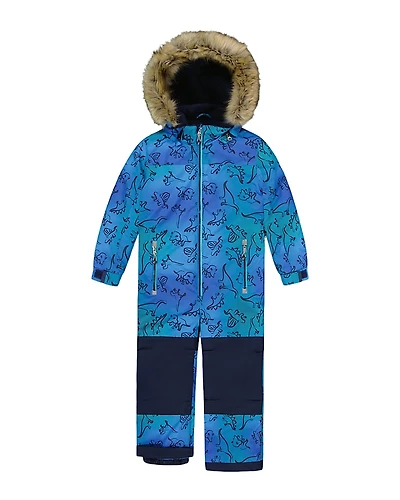 Deux par Boys' One-Piece Discover Snowsuit Dinosaur - Little Kid, Big Kid