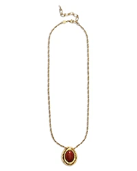 Anni Lu Cherry On Top Red Jasper Pendant Necklace, 18.5-20.86