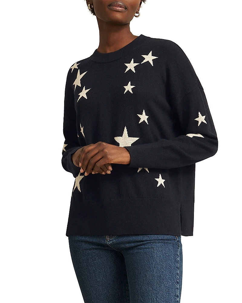 Hobbs London Arnelle Star Crewneck Sweater