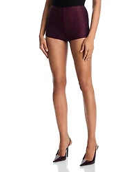 Afrm Yves Rhinestone Shorts