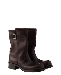 Prada Women's Leather Mid-Calf Boots
