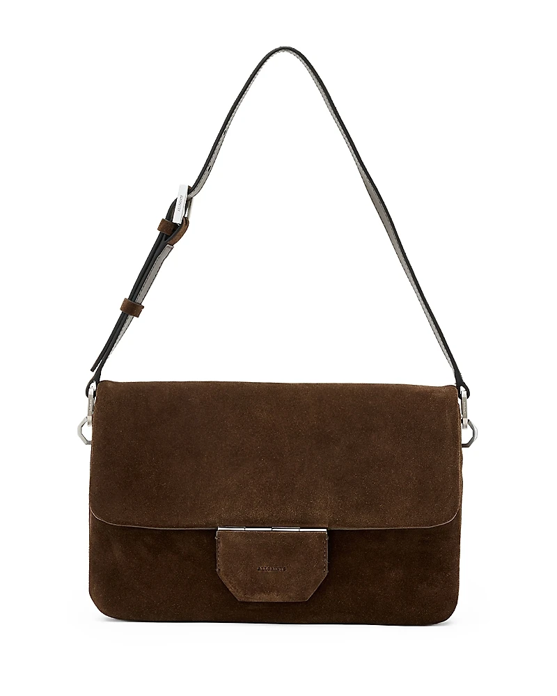 Allsaints Ondine Medium Suede Shoulder Bag