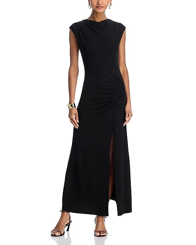 Wayf Rachel Ruched Knit Dress