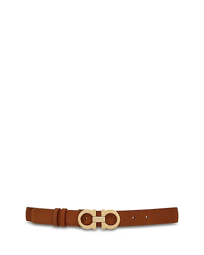 Ferragamo Women's Donna Gancini Nubuck Belt