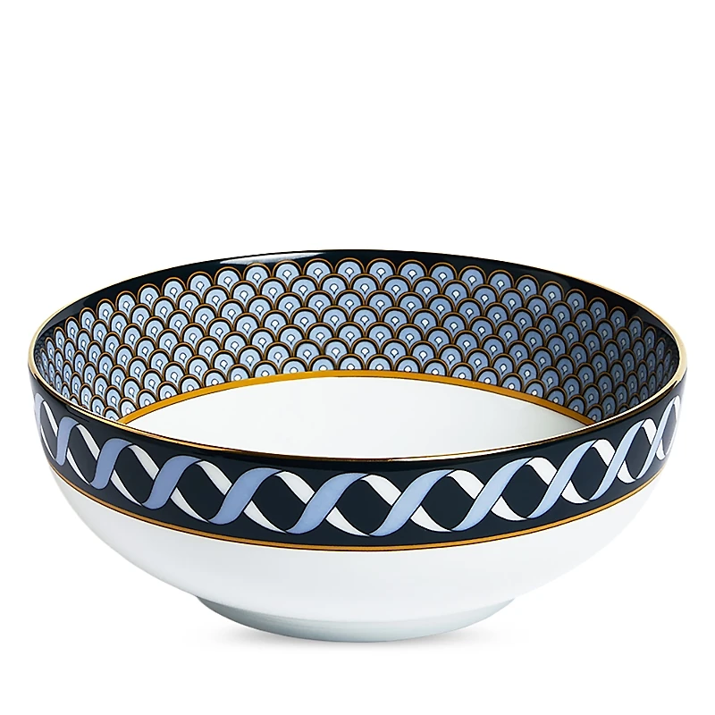 La DoubleJ Napoli Blue Serving Bowl