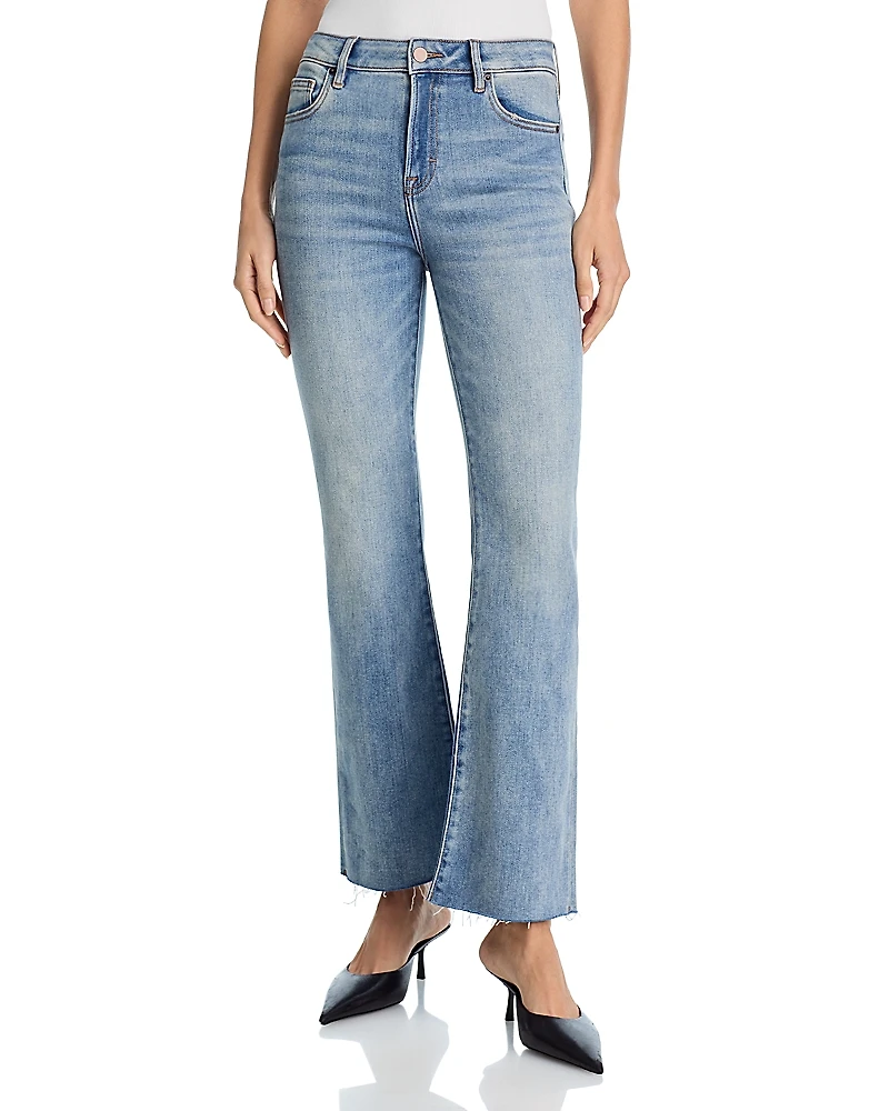 Aqua High Rise Bootcut Jeans