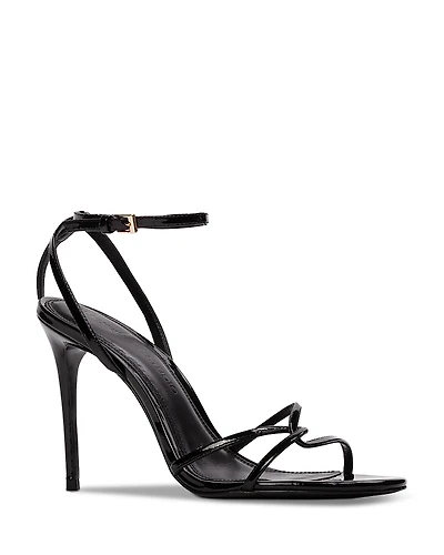 Black Suede Studio Women's Miley 100 Strappy Sandals