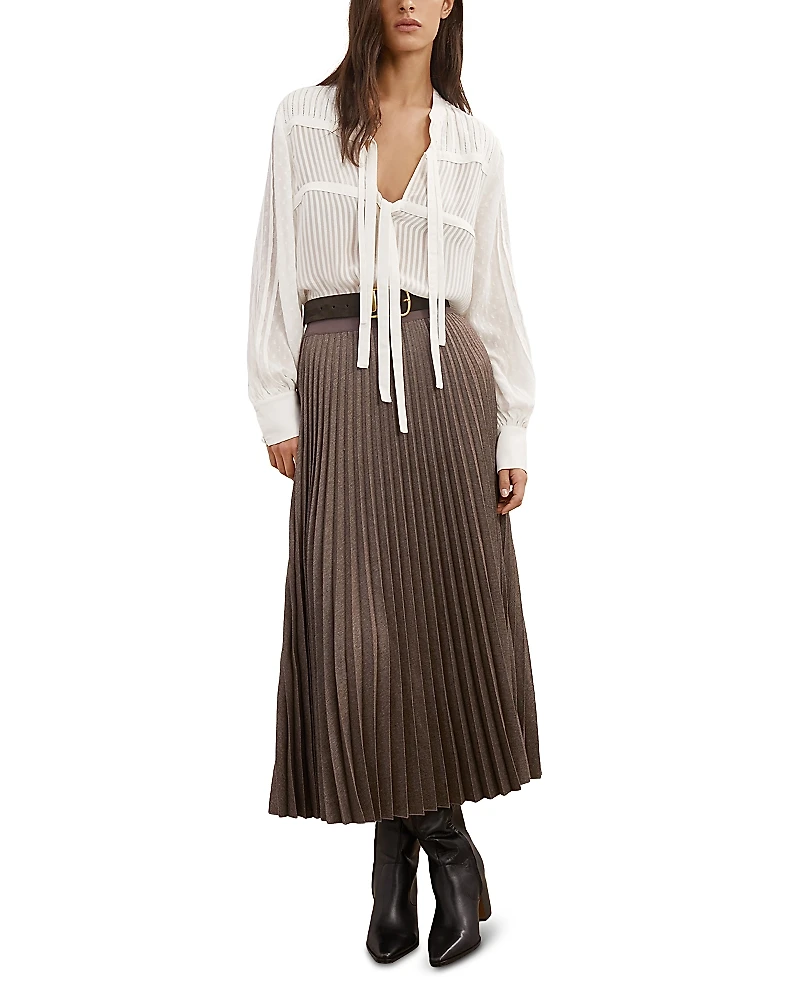 Reiss Pleated Skirt