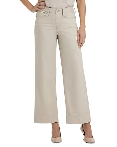 Nydj Teresa Mid Rise Wide Leg Ankle Jeans
