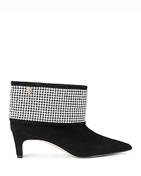 Kurt Geiger London Women's Embellished Fold Over Booties