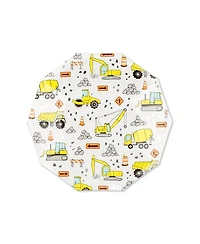 Jollity & Co. Under Construction Small Paper Plates, Set of 8