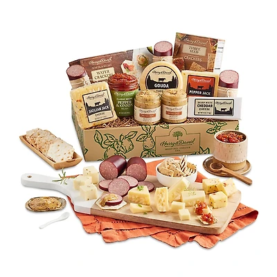 Harry & David Supreme Meat and Cheese Gift Box, 11 Pieces