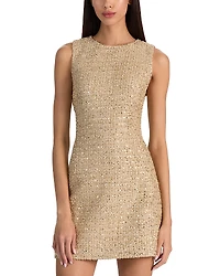 Alice and Olivia Cade Sleeveless Shift Mini Dress