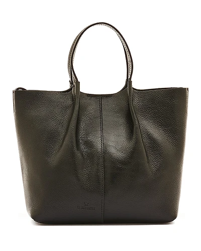 Il Bisonte Nina Pleated Leather Crossbody