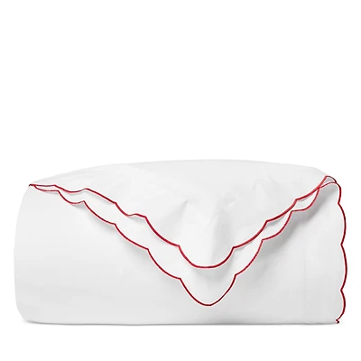 Sferra Limana Scalloped Duvet Cover