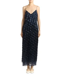 Stella McCartney Lurex Tinsel Slip Dress