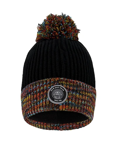 Deux par Boys' Lined Knit Winter Hat with Pompom - Little Kid, Big Kid