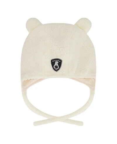 Deux par Unisex Lined Sherpa Hat with Ear Flaps - Baby