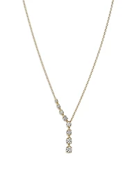 Bloomingdale's Fine Collection Luxe Collection Certified Lab Grown Diamond Graduated Asymmetric Necklace