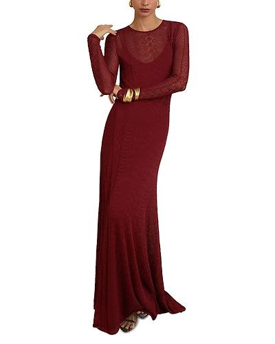 Reiss Ami Stitch Detail Dress