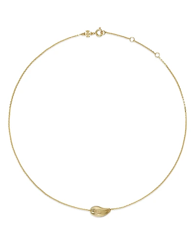 Tory Burch Wave Pendant Necklace, 15-17