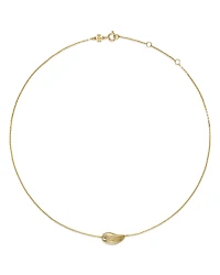 Tory Burch Wave Pendant Necklace, 15-17