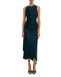 Victoria Beckham Sleeveless Twist Midi Dress