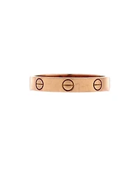 Pre-Owned Cartier Love Wedding Band Ring 18K Rose Gold