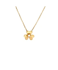 Pre-Owned Van Cleef & Arpels Mini Frivole Pendant Necklace 18K Gold and Diamond, 15 - 15.75"