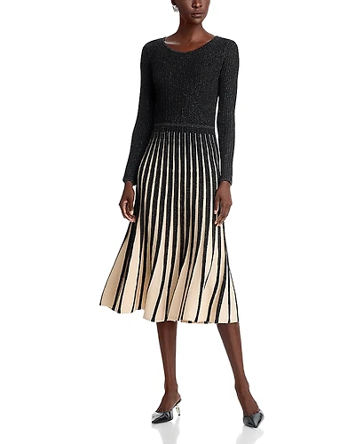 Elie Tahari The Daria Pleated Dress