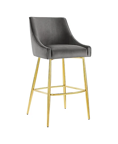 Modway Discern Performance Velvet Bar Stool