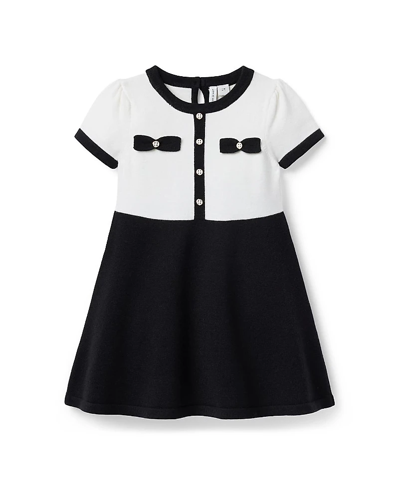 Janie and Jack Girls' The Bow Sweater Dress - Baby, Little Kid, Big Kid