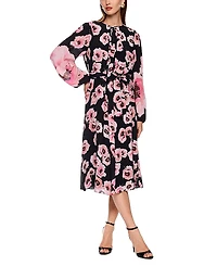 Marc Cain Midi Dress with Floral Pattern