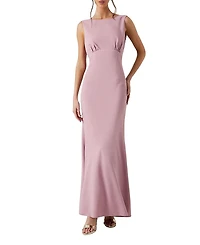 Coast Cowl Back Maxi Bridesmaid Dress
