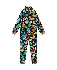 Deux par Boys' Two-Piece Smiley Face Thermal Underwear Set - Little Kid