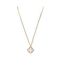 Pre-Owned Van Cleef & Arpels Sweet Alhambra Pendant Necklace 18K Gold and Mother of Pearl, 15.25 - 16"