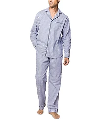 Petite Plume Navy French Ticking Pajama Set