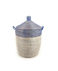 mbare Dou Lid Storage Basket Two-Tone Medium Storage
