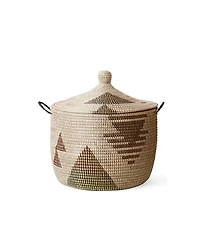 mbare Dou Lid Storage Basket Graphic Print Low Storage