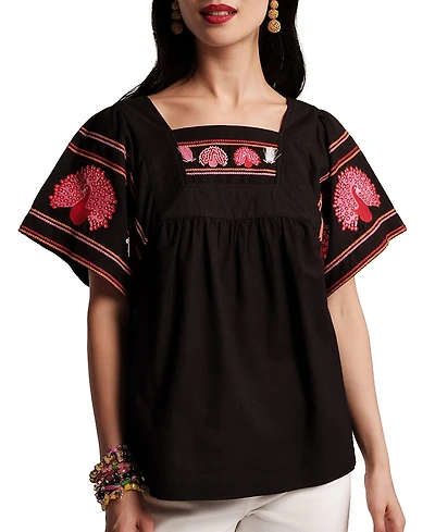 Frances Valentine Picnic Peacock Top