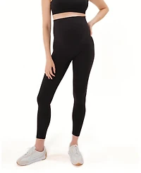 Axk Women's Athletic Supportive Scrunch Butt Maternity Legging