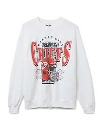 Junk Food Clothing Unisex Nfl Kansas City Chiefs Conversion Flea Market Crew Fleece