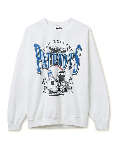 Junk Food Clothing Unisex Nfl New England Patriots Conversion Flea Market Crew Fleece