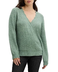 Hatch Collection The Maternity Cozy Pointelle Snuggle Sweater