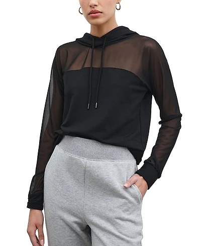Marcella Park Sheer Hoodie