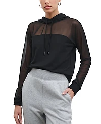 Marcella Park Sheer Hoodie