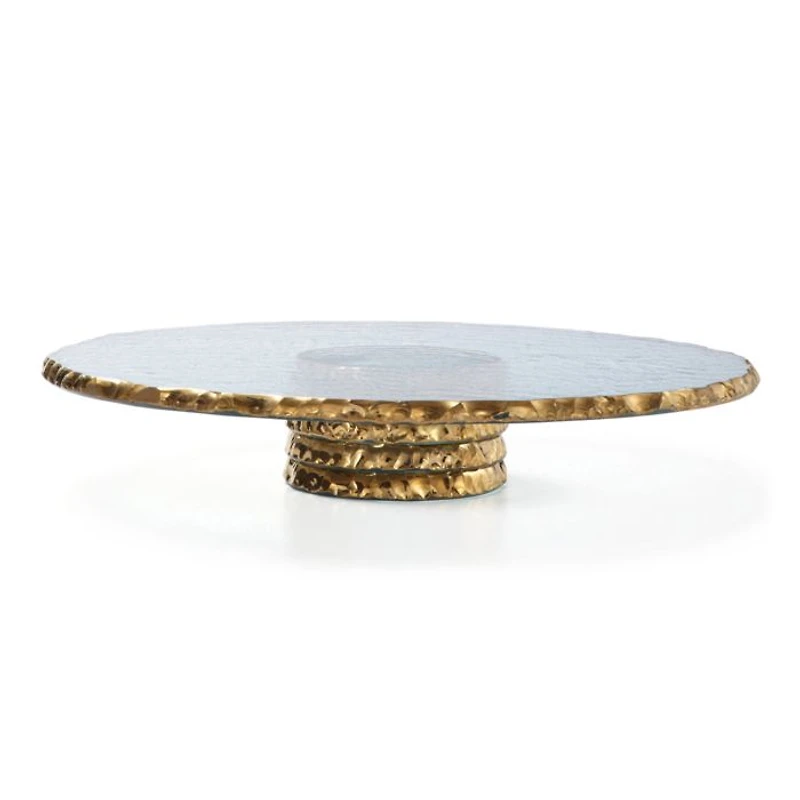 Edgey Platinum Pedestal Cake Plate