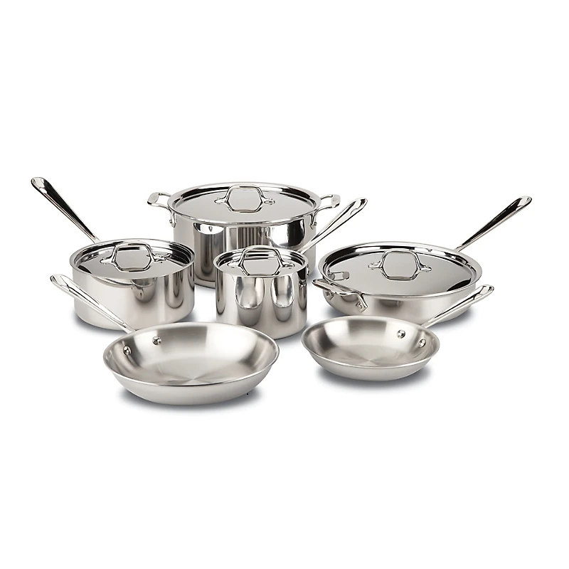 D3 Stainless Steel 10-Piece Cookware Set