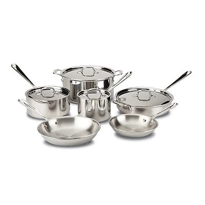 D3 Stainless Steel 10-Piece Cookware Set