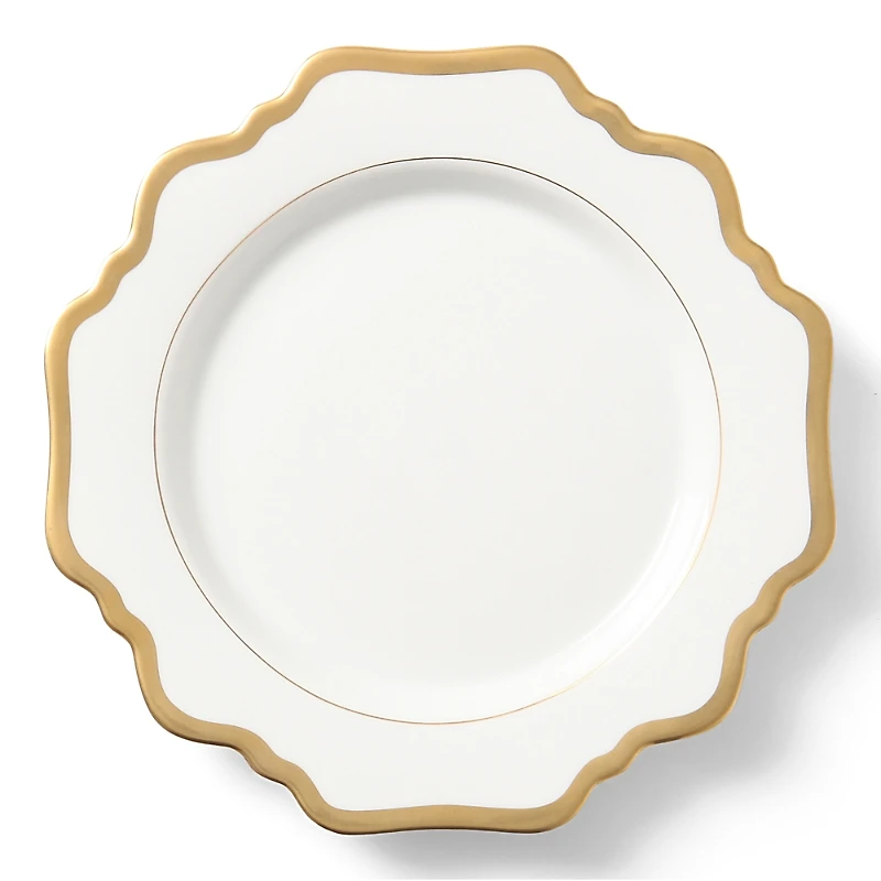 Anna Weatherley Antique White with Gold Salad Plate